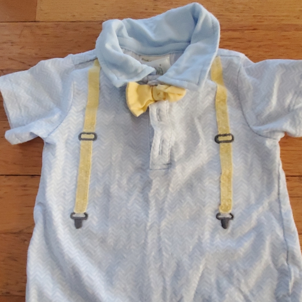 **Host pick**"Suspender" Dressy Baby Boy Outfit - Picture 2 of 2